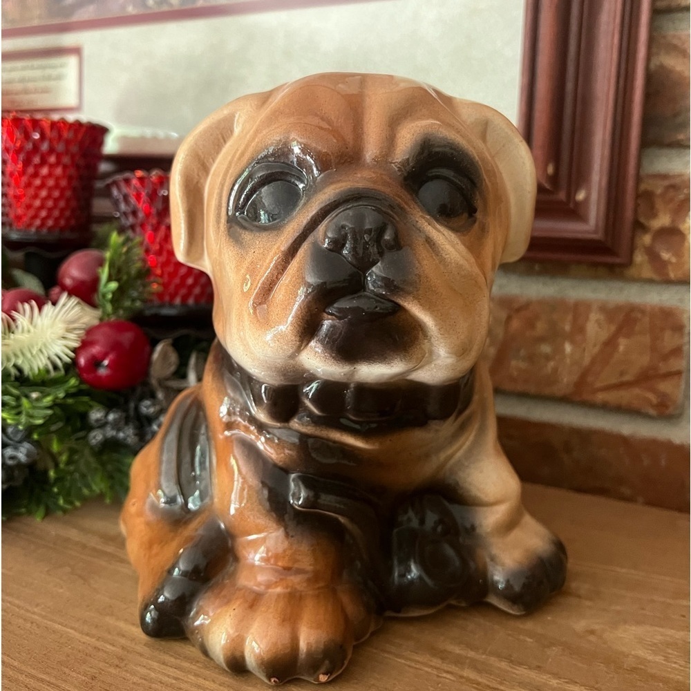 Rare Vintage Pug Statue